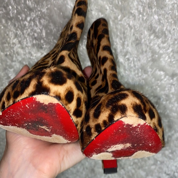 Christian Louboutin animal print booties - Picture 10 of 10